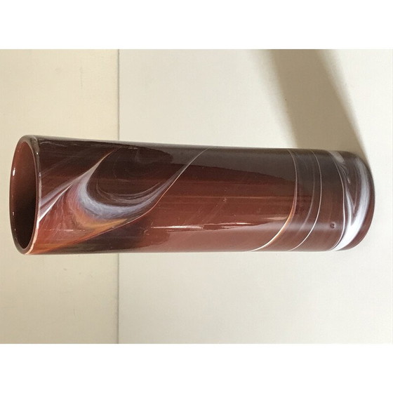 Image 1 of Vaso vintage in pasta di vetro di Maure Veil, 1960