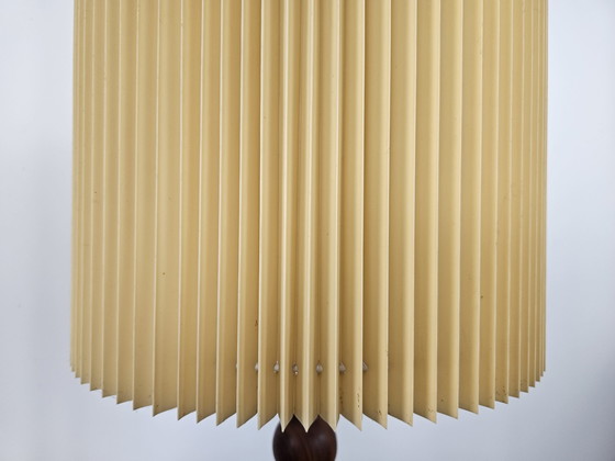 Image 1 of Scandinavian Style Chandelier In Metal And Pleated Paper From The 70S