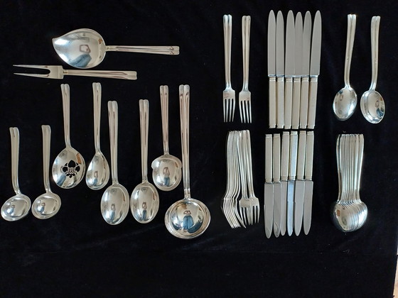 Image 1 of Silver plated cutlery set