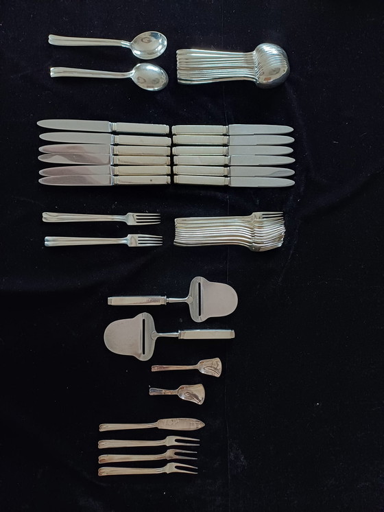 Image 1 of Silver plated cutlery set