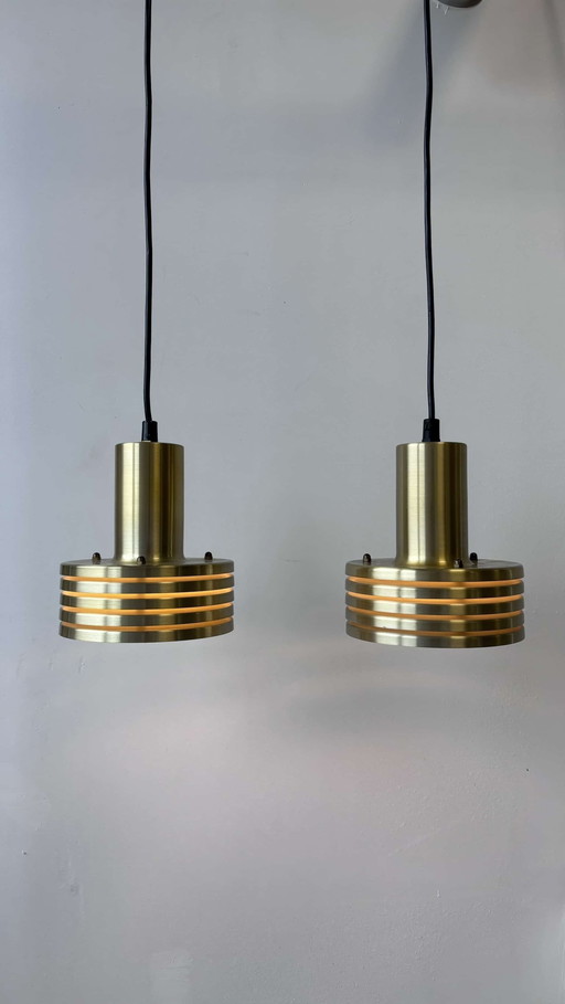 Vintage Set Pendant Lamps Frandsen