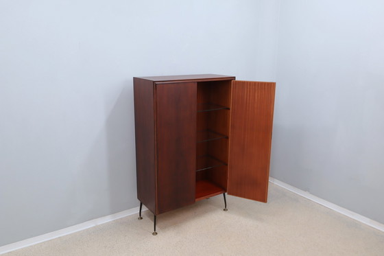 Image 1 of Mid Century Teak Bar Cabinet 1950S