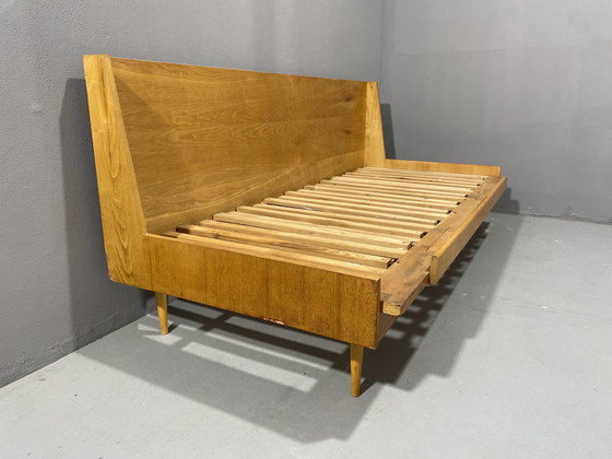 Image 1 of Midcentury Folding Sofabed By Drevotvar, 1970S, Czechoslovakia