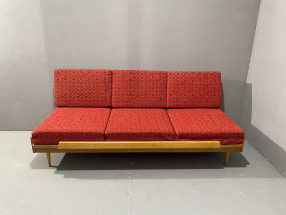 Image 1 of Midcentury Folding Sofabed By Drevotvar, 1970S, Czechoslovakia