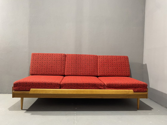 Image 1 of Midcentury Folding Sofabed By Drevotvar, 1970S, Czechoslovakia