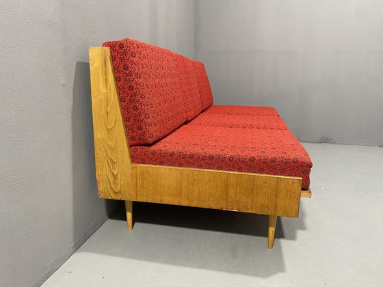 Image 1 of Midcentury Folding Sofabed By Drevotvar, 1970S, Czechoslovakia