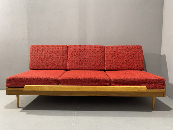 Image 1 of Midcentury Folding Sofabed By Drevotvar, 1970S, Czechoslovakia