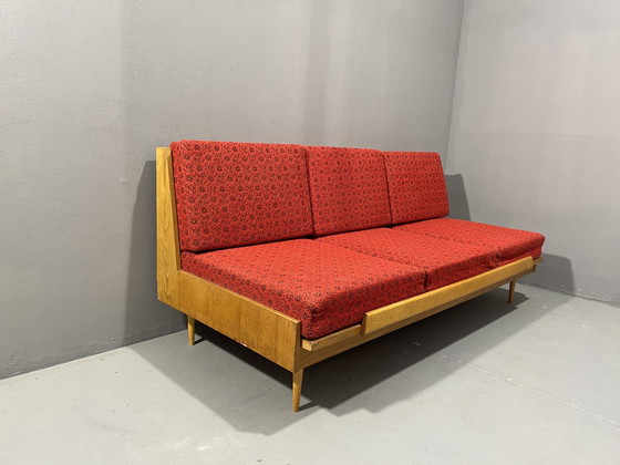 Image 1 of Midcentury Folding Sofabed By Drevotvar, 1970S, Czechoslovakia