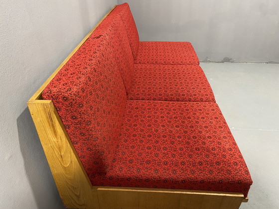 Image 1 of Midcentury Folding Sofabed By Drevotvar, 1970S, Czechoslovakia