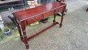 Classic English Sidetable, Hall Table, Wall Console Dim. 132 X 36Cm And 79Cm High.