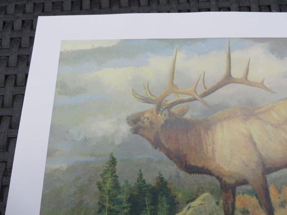 Image 1 of Pat McManus "Septembers Song" Eland hert litho
