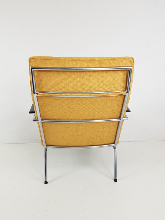 Image 1 of Harvink armchair yellow newly upholstered