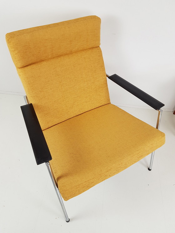 Image 1 of Harvink armchair yellow newly upholstered