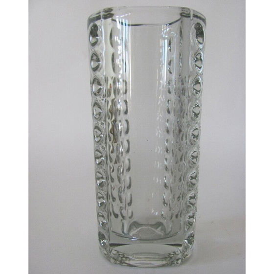 Image 1 of Vintage glass vase by Rudolf Jurnikl for Sklo Union, Czechoslovakia 1960