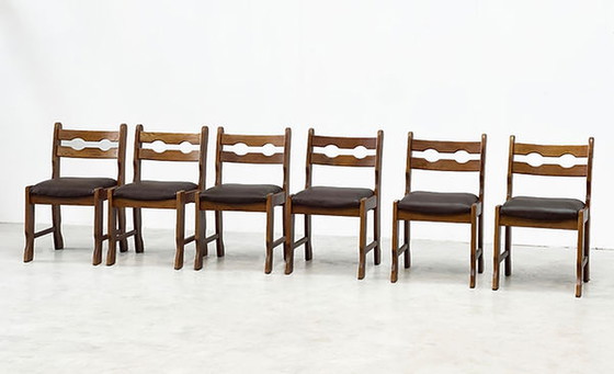 Image 1 of Brutalist dining chairs