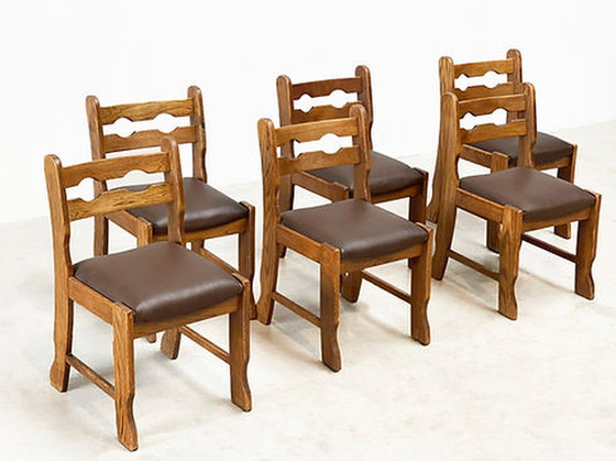 Image 1 of Brutalist dining chairs