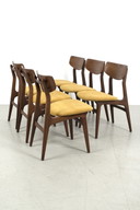 6x chaises de salle à manger vintage