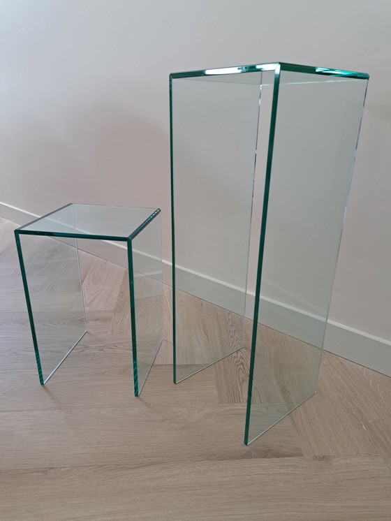 Image 1 of 2x Glass pillars