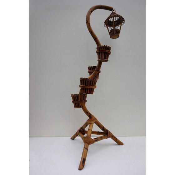 Image 1 of Vintage bamboo plant stand from Rohe Noordwolde, 1960