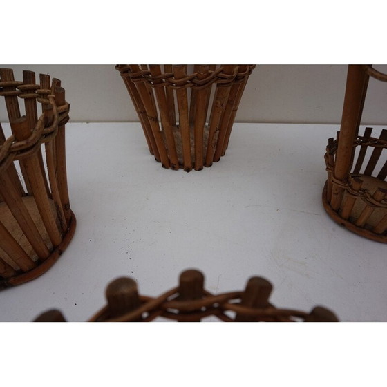 Image 1 of Vintage bamboo plant stand from Rohe Noordwolde, 1960