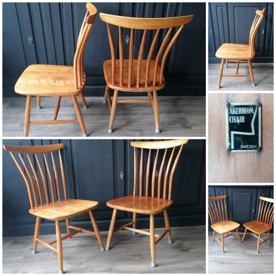 Image 1 of 2x Akerblom Chairs Swedish Design