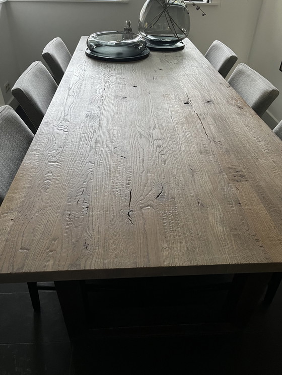 Image 1 of Dining Room Table Squareleg From Keyser And Co 2.60 Meters Long 1.00 Meters Wide 0.78 High