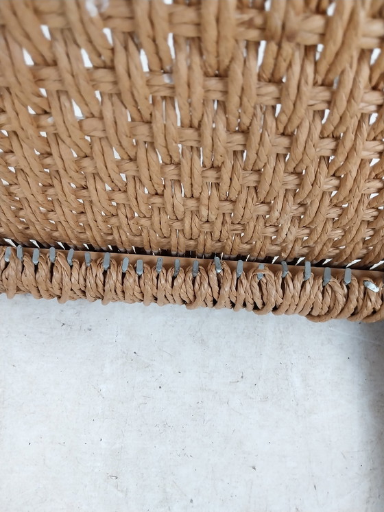 Image 1 of 1960'S Danish Papercord Stool In Style Of N.O.Möller