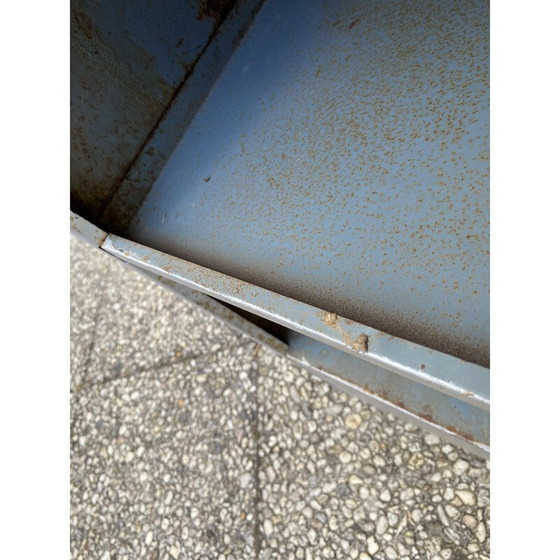 Image 1 of Vintage metal bedside table, 1950