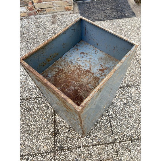 Image 1 of Vintage metal bedside table, 1950