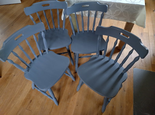 Beautiful Sturdy Dining Room (Cafe) Chairs, 4X