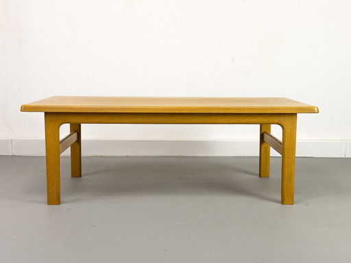 Solid Oak Coffee Table by Niels Bach, 1970s