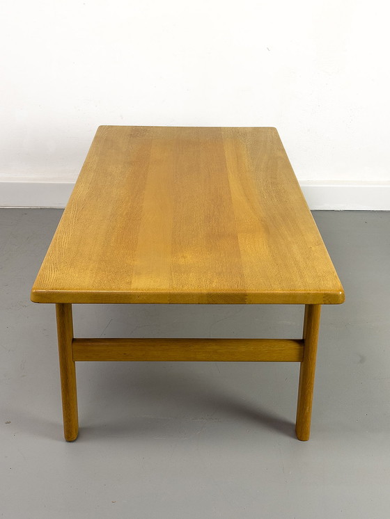 Image 1 of Solid Oak Coffee Table by Niels Bach, 1970s