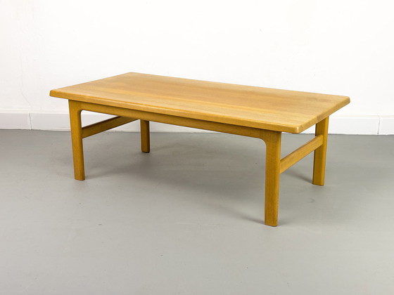 Image 1 of Solid Oak Coffee Table by Niels Bach, 1970s