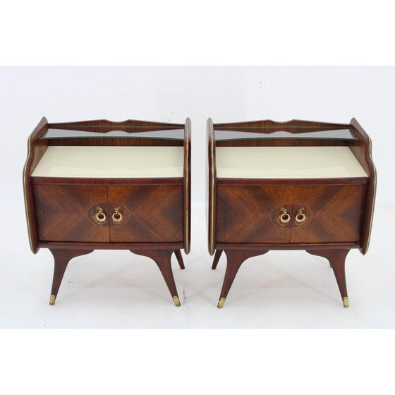 Image 1 of Pair of vintage night stands, Italy 1950s
