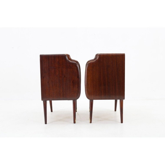 Image 1 of Pair of vintage night stands, Italy 1950s