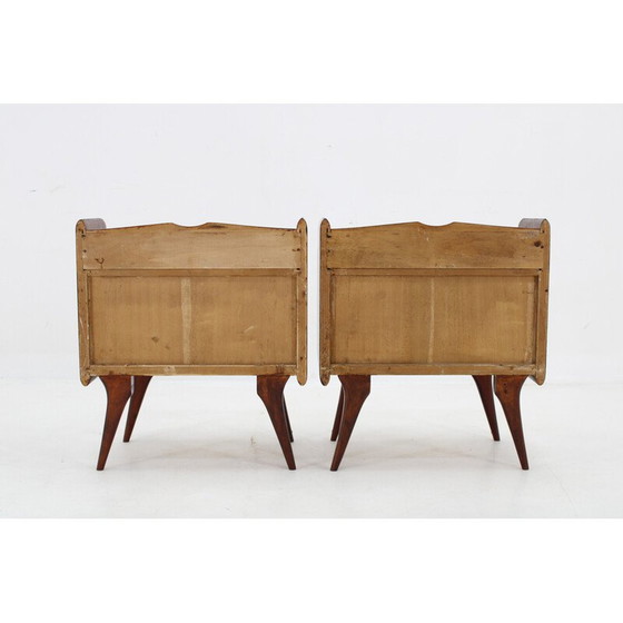 Image 1 of Pair of vintage night stands, Italy 1950s