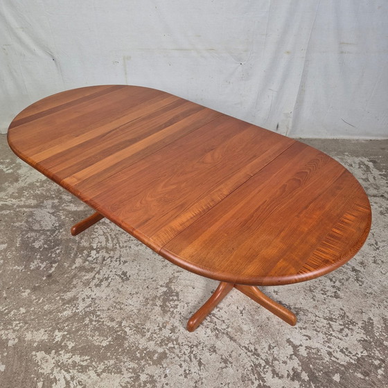 Image 1 of Juul Kristensen Vintage 1960s Danish Extendable Table