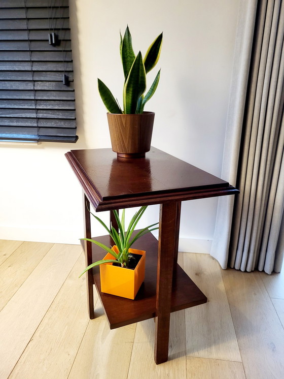 Image 1 of Art Deco Rectangular Side Table Or Plant Table