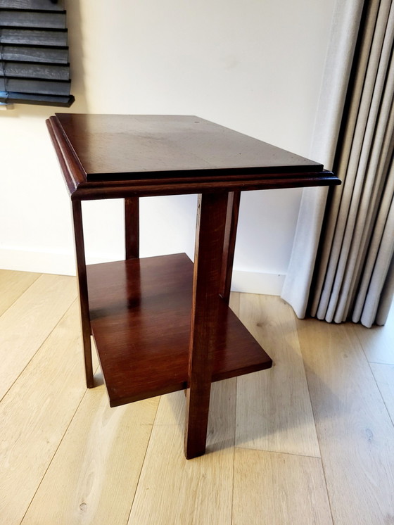 Image 1 of Art Deco Rectangular Side Table Or Plant Table