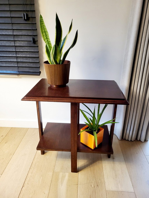 Art Deco Rectangular Side Table Or Plant Table