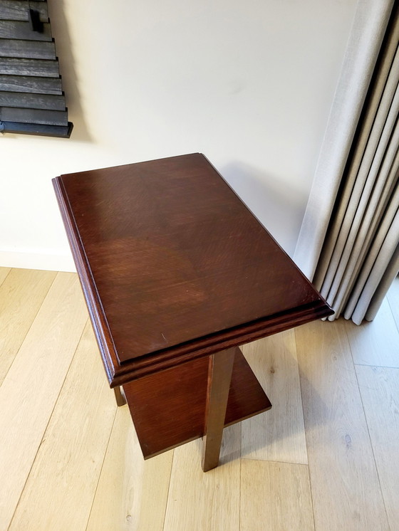 Image 1 of Art Deco Rectangular Side Table Or Plant Table