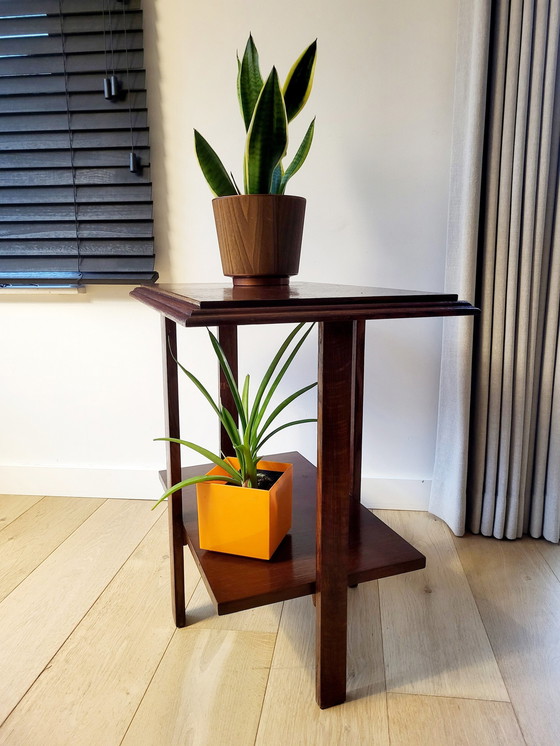 Image 1 of Art Deco Rectangular Side Table Or Plant Table