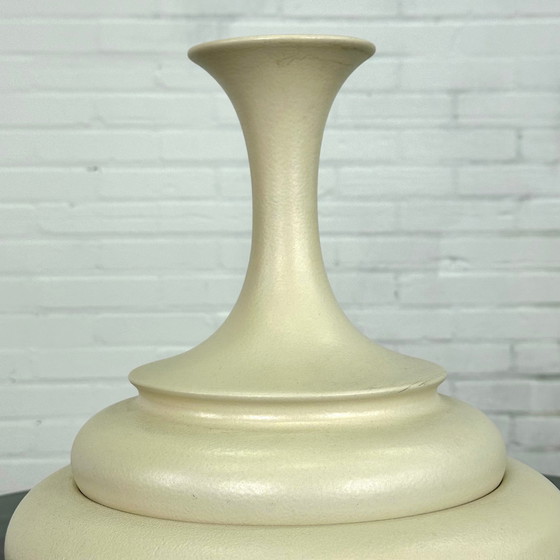 Image 1 of Vaso in ceramica italiana color crema
