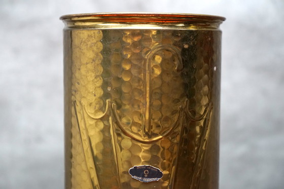 Image 1 of Gold-plated Regency umbrella stand, Germany, 1970s