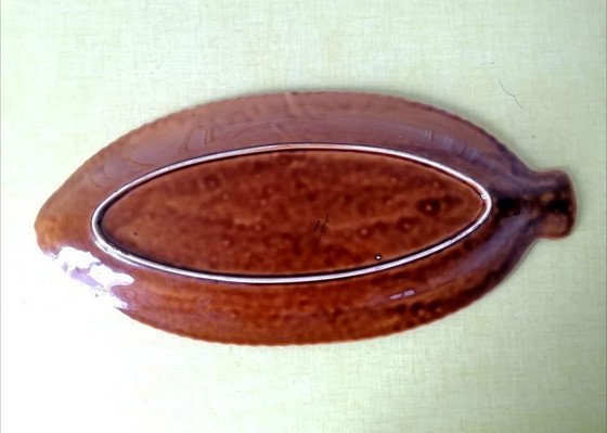 Image 1 of Large Ceramic Fish Dish Sarreguemines