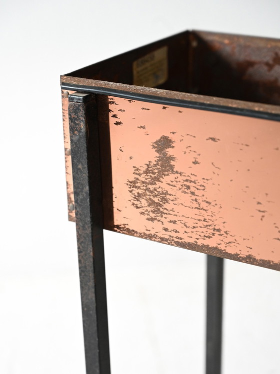 Image 1 of Scandinavian Metal Planter