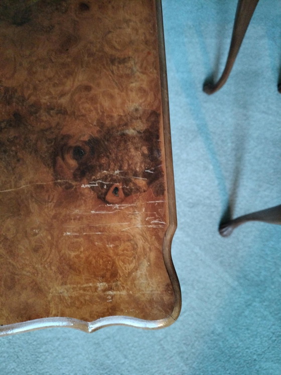 Image 1 of 3x Tavolini laterali antichi Queen Anne (set)