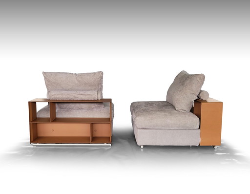 2X Flexform Groundpiece 1-Seat Sofa