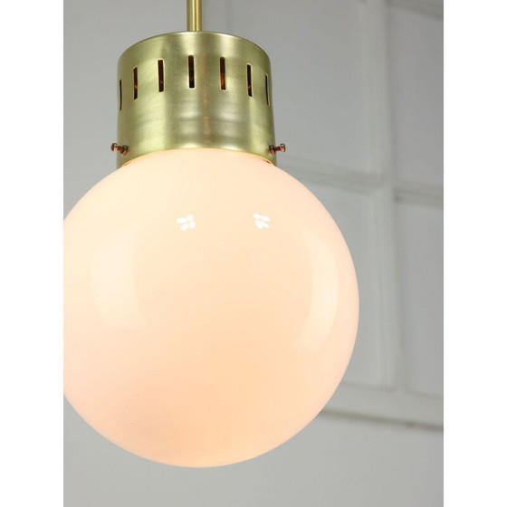 Image 1 of Mid-century opaline pendant lamp