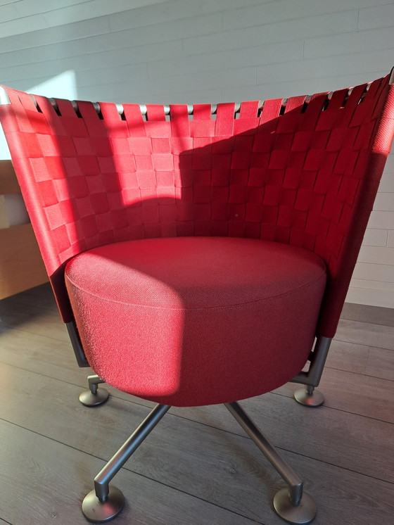 Image 1 of Design Chair Circa Red